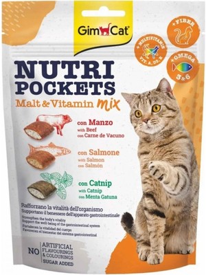 Hype Store Gimcat Nutripockets Kedi Ödülü Malt&multivitamin, 150 gr