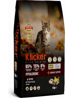 Hype Store Klicker Tahılsız Yavru Kedi Maması Tavuklu 1kg