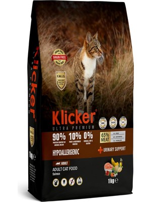 Hype Store Klicker Tahılsız Yetişkin Kedi Maması Somonlu 1kg