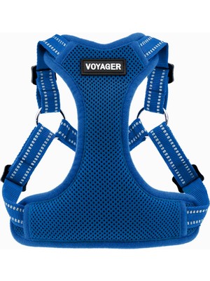 Hype Store Voyager By Best Pet Supplies - Reflektif 3m Şeritli Tamamen Ayarlanabilir Basamaklı Ağ Koşumu - Kral