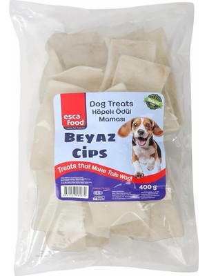 Hype Store Esca Food Beyaz Deri Cips 400 Gram Köpek Ödül Maması