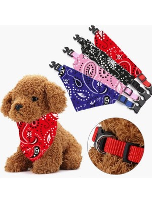 Hype Store Evcil Hayvan Köpek Boyun Tasması Yakalık Önlük Fular No 410 Kırmızı (Küçük 310)