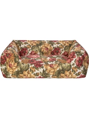 Hype Store Pet Comfort Alpha Merta Gül Desenli Köpek Yatağı L 85X105CM