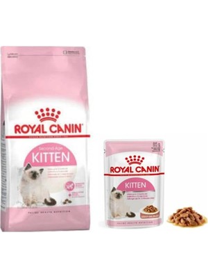 Hype Store Canin Kitten Yavru Kedi Maması 2 kg + Canin Kitten Yaş Maması 2 Adet (Original)
