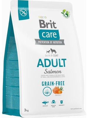 Hype Store Brit Care Skin & Coat, Deri ve Tüy Hassasiyeti Olan, Yetişkin Köpekler Için, Tahılsız, Somon Balıklı