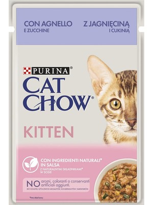 Hype Store Chow Kitten Kuzu Etli Yavru Kediler Için Yaş Kedi Maması 85 G Pouch