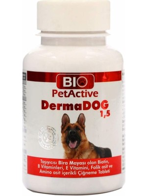 Hype Store Biopetactive Dermadog Köpek Vitamini 75 gr - 50 Tablet