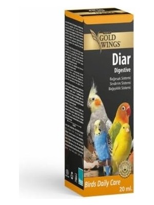 Hype Store Gold Wings Premium-Sindirim Sistemi Papağan ve Kuş Vitamini