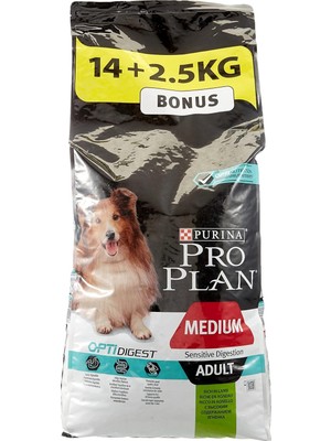 Hype Store Pro Plan Orta Irk Yetişkin Kuru Köpek Maması Kuzu Etli 14+2.5 kg