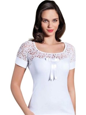 İlk El Grup Ieg™ Şahinler Dantelli Kısa Kol Atlet B412