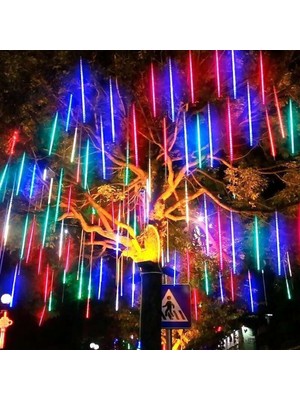 İlk El Grup Ieg™ Solar Meteor Tüp Bahçe Dış Mekan Aydınlatma LED 8 Adet