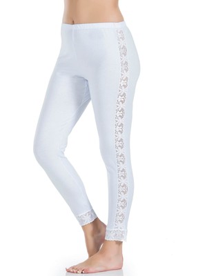 İlk El Grup Ieg™ Derya Kurşun Dantel Şeritli Uzun Kadın Tayt 416