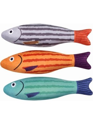 Hype Store Bonito Balık Peluş Kedi Oyuncağı 22X6.5 cm
