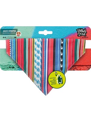 Hype Store M-Pets Style Jazz Strıpes Bandana Collar (M)