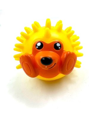 Hype Store Tasma Market Sesli Kirpi Top Diş Kaşıyıcı Tartar Önleyici Köpek Oyun Topu