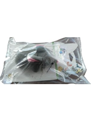 Hype Store Kurmalı Titreşimli Fare Kedi Oyuncağı, Peluş (Gri)