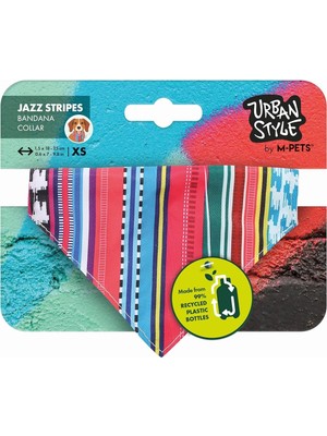 Hype Store M-Pets Style Jazz Strıpes Bandana Collar (Xs)