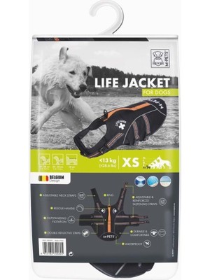 Hype Store M-Pets Köpekler İçin XS Can Yeleği Su Geçirmez Özellikli Güvenli Yüzme Ekipmanı