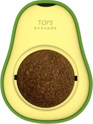 Hype Store Buffer® Avokado Model Yapışkanlı Kedi Oyuncağı Yenilebilir Kedi Nanesi Otu