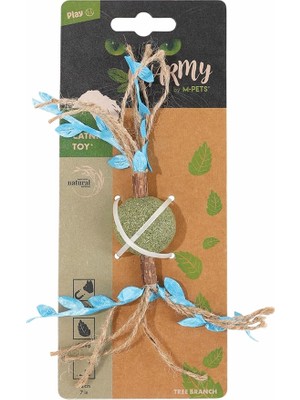 Hype Store M-Pets Charmy Brancy Catnipli Kedi Oyuncağı Blue