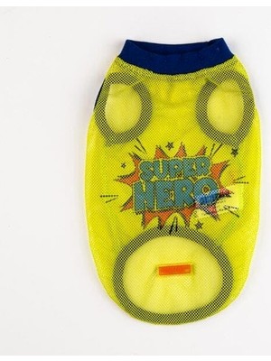 Hype Store Pawstar Süper Hero Kedi Köpek Tişörtü - Kedi Köpek Kıyafeti Large