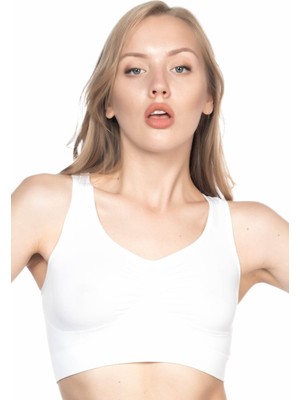 İlk El Grup Ieg™ Beyaz Mı Emay 4001 Soft Sporcu Büstiyer