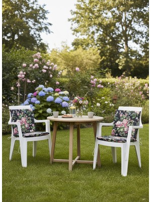 Güzel Mağaza 2 Adet Goblen Desen Çift Taraflı Fermuarlı Sandalye Minderi ( Lastikli Arkalıklı )