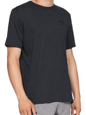 Under Armour Ua Sportstyle Left Chest Erkek T-Shırt Erkek Siyah Tişört 1326799-001