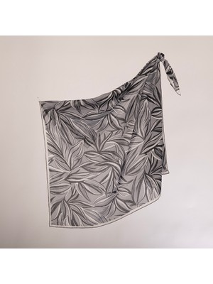 Piramit Naturel Eşarp | Palmiye Yaprakları