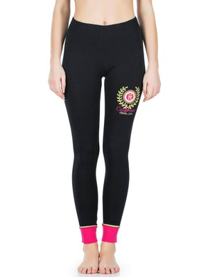 İlk El Grup Ieg™ Derya Kurşun Baskılı Yüksek Bel Kadın Tayt 0538