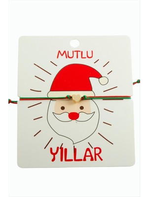 Tkçbj Kalp Çift Ipli Yılbaşı Bilekliği Tkçbj