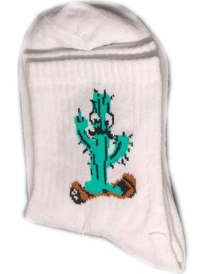 İlk El Grup Ieg™ Kolej Kız Kaktüs Desenli Çorap