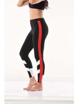 İlk El Grup Ieg™ Derya Kurşun Şeritli Kadın Tayt 0588