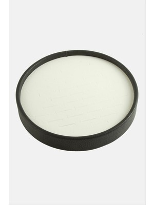 Tkçbj Yuvarlak Ahşap Deri Yüzüklük 20 cm Tkçbj