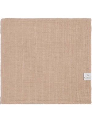 Barine İnce iki Katlı Pamuklu Müslin Pike Bej