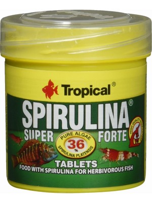 Hype Store Tropical Super Spirulina Forte Tablets 36GR