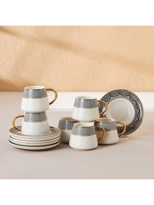 Hype Store Globe 6 Kişilik Kahve Fincanı, 90 Ml, Small
