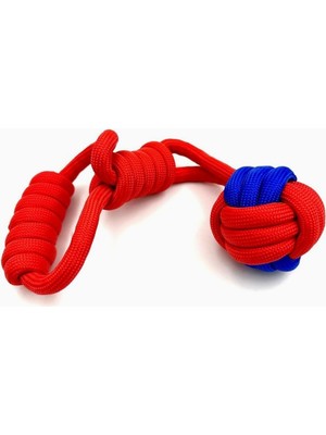Hype Store Ekstra Düğümlü Dayanıklı Diş Ipli Köpek Stres Topu Oyuncağı