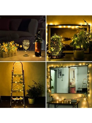 Hype Store Buffer® Yılbaşı ve Özel Konsept Dekorasyon 5 mt USB Bağlantılı LED Işık