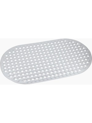 Hype Store Efe Mark Premium Serisi Banyo - Küvet Içi Kaydırmaz Vantuzlu Yuvarlak Desenli Oval Paspas 66,5 x 36,