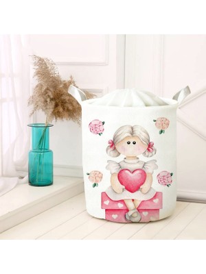 Hype Store Çok Amaçlı Oyuncak Saklama Kirli Çamaşır Piknik Sepeti Katlanır Düzenleyici Keçe Model 40050