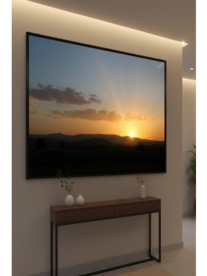 Safir Design Huzur Veren Doğal Gün Batımı Temalı Çerçevelitablo