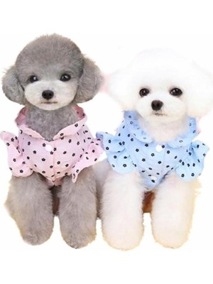 Hype Store Pileli Puantajlı Köpek Elbisesi Pembe M
