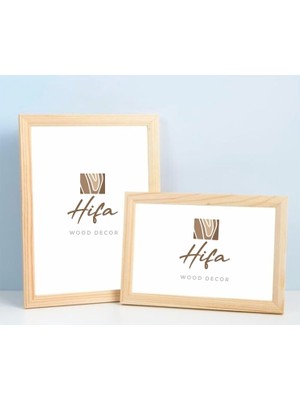 Hype Store Ahşap Resim Çerçevesi, Ahşap Tablo, Doğal Çam Ağacı Ahsap Resim Çercevesi Doğal Ahsap Rengi Ile Foto