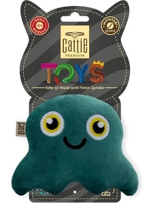 Hype Store Cattie Matatabi Içerikli Kedi Oyuncağı Peluş Ahtapot 11 cm