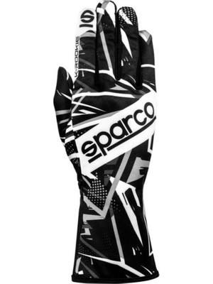 Sparco K-Rookıe Karting Eldiveni 7 Numara Siyah Xxs