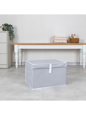 Hype Store Orret Home Çok Amaçlı Kapaklı Sandık Tipi Hurç Organizer – Büyük Boy Saklama – Dolap Içi, Yatak Altı