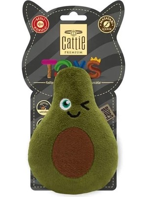 Hype Store Cattie Matatabi Içerikli Kedi Oyuncağı Peluş Avokado 11 cm