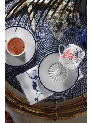 Hype Store Kütahya Porselen 12216 Pilea 4 Parça 2 Kişilik Kahve Takımı
