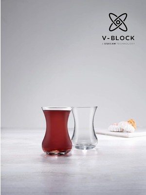 Hype Store 42381S00 V Block Ince Belli 6'lı Çay Bardağı